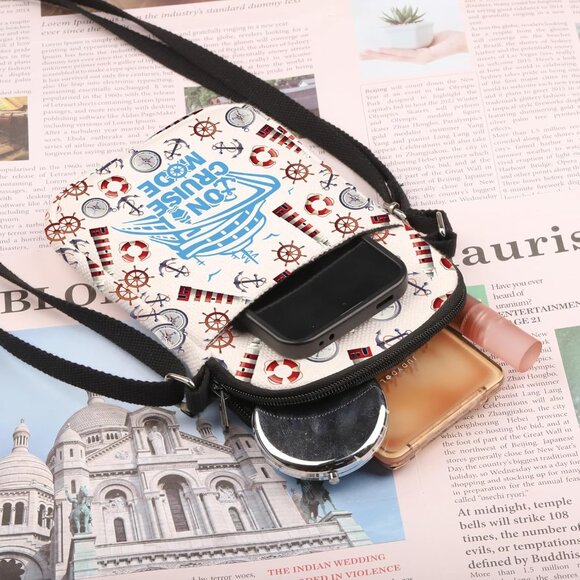 Adjustable Crossbody Bag for Cruises - Lightweight and Versatile Travel Purse - Picture 3 of 7
